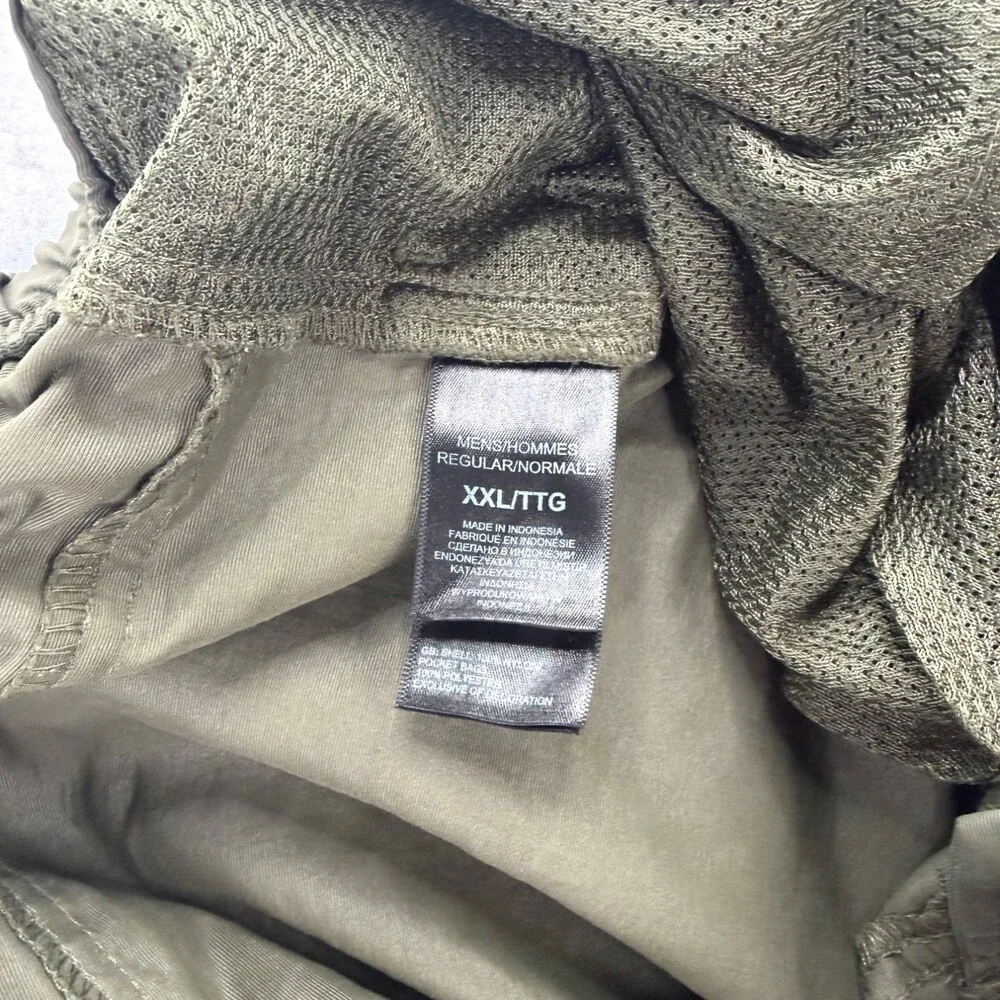 The North Face Travel Pants Mens XXL Olive Green Straight Leg Multiple Pockets